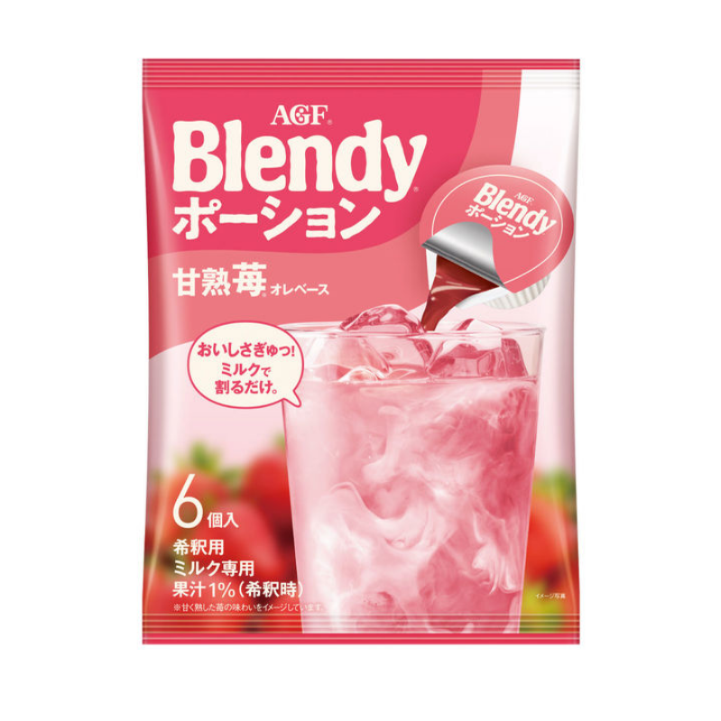 Ajinomoto AGF Blendy Strawberry Milk Potion