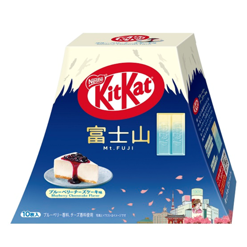 KitKat Blueberry Cheesecake