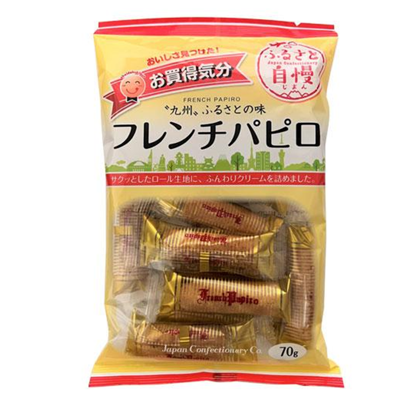 Japan Confectionery Co. French Papillot Cream Roll Cookies