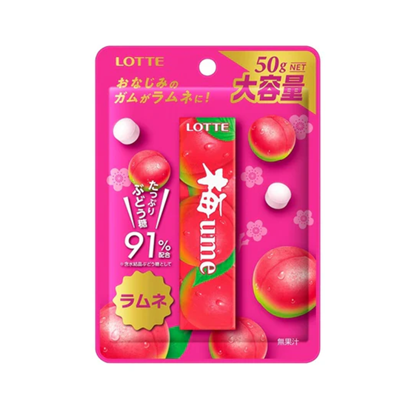 LOTTE Plum Ramune Gum