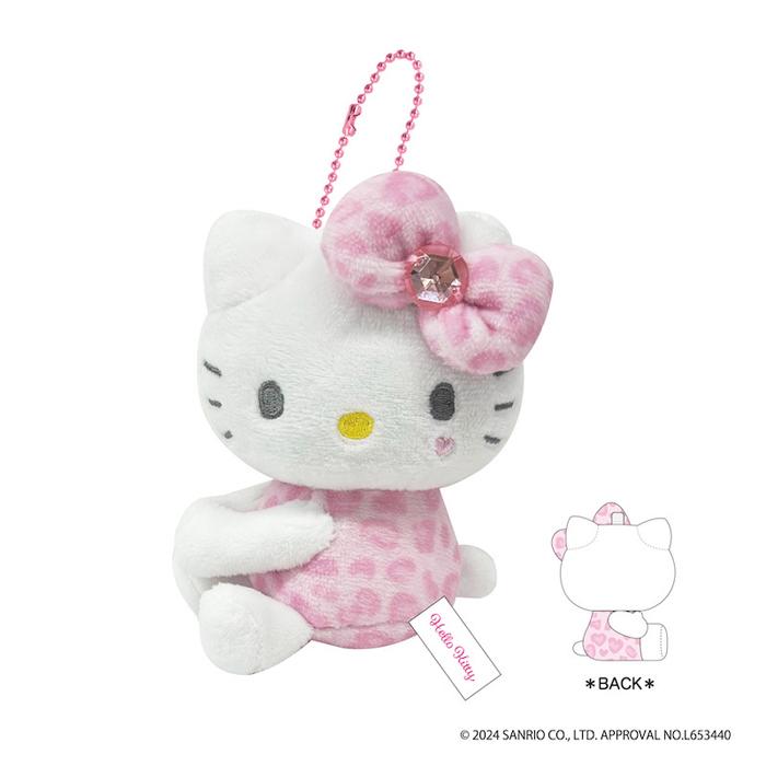 Sanrio Hello Kitty Hug Series Leopard Print Plush Pendant