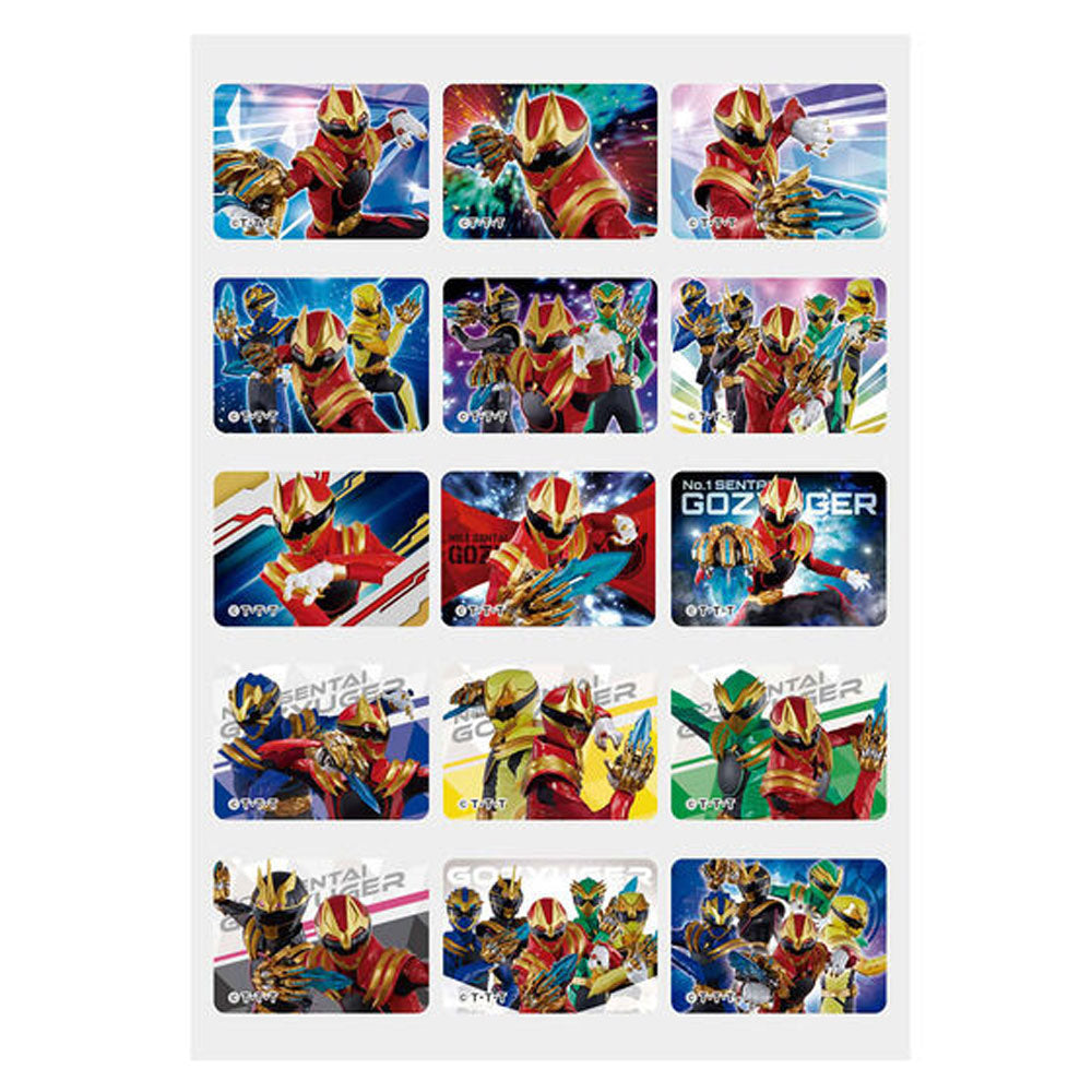 BANDAI Insect Repellent Character Stickers (No. 1 Sentai Gozyuger)