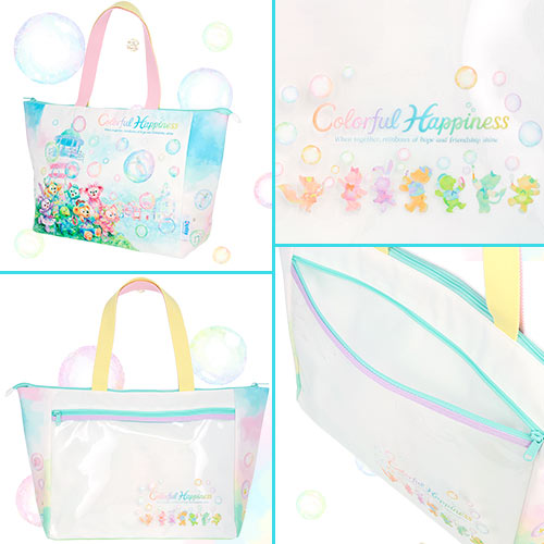 Disney Duffy & Friends 20th Anniversary Colorful Happiness Tote Bag