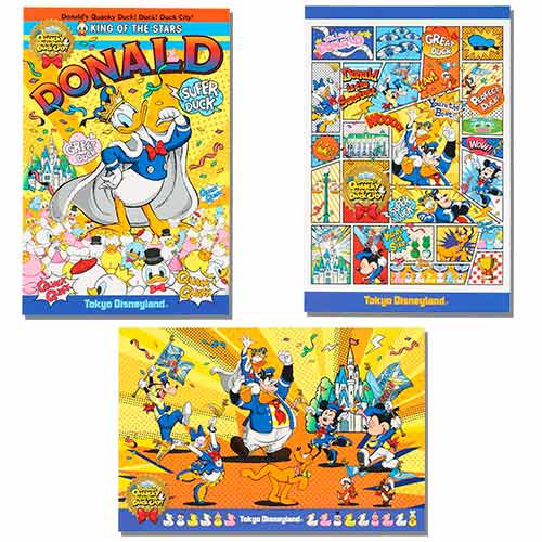 Disney Donald's Quacky Duck! Duck! Duck City! Postcard Set