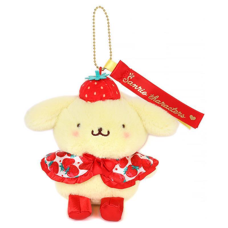 Sanrio Strawberry News 50th Anniversary Plush Keychain