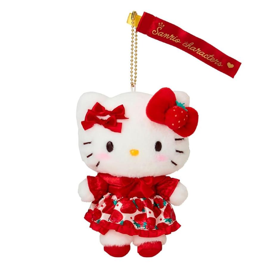 Sanrio Strawberry News 50th Anniversary Plush Keychain
