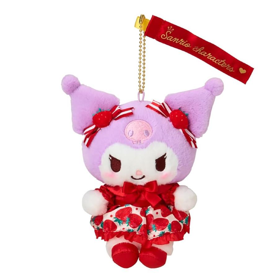 Sanrio Strawberry News 50th Anniversary Plush Keychain