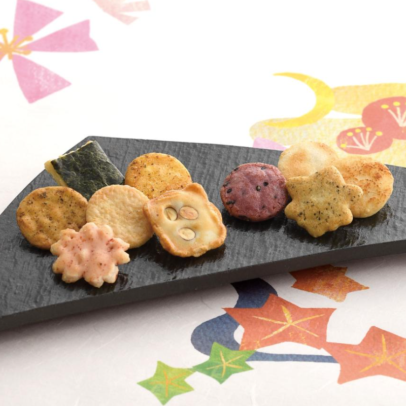 Ogura Sansou 100 Tanka Poem Card Rice Crackers