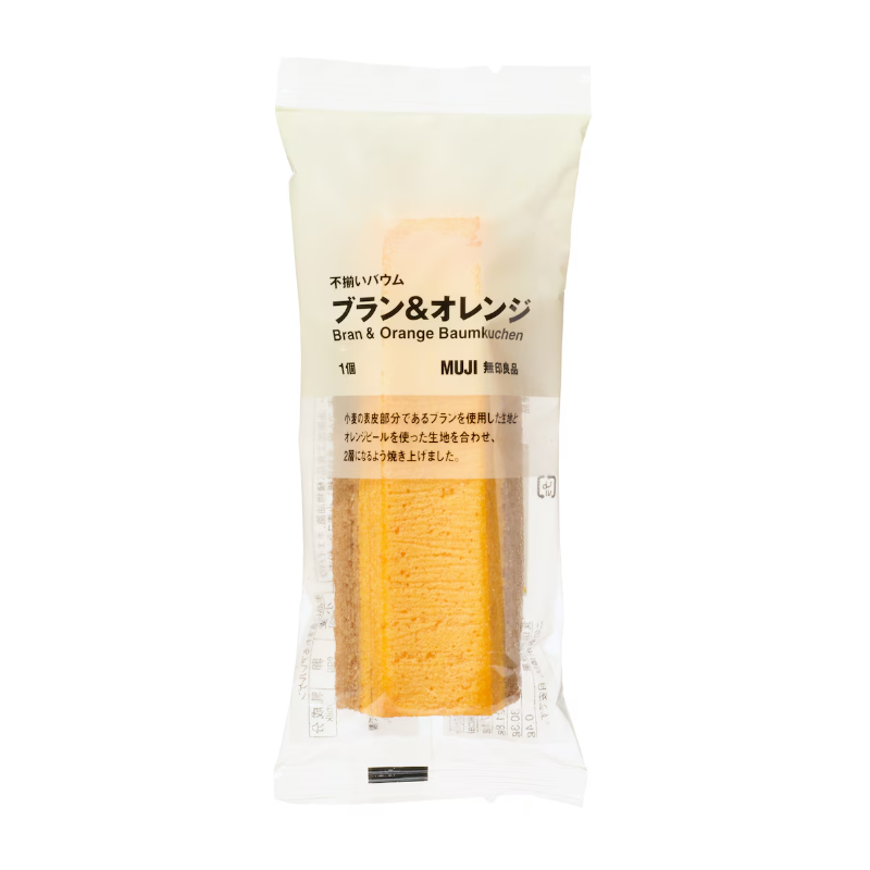 MUJI Bran & Fruit Baumkuchen Cake (Strawberry/Orange)
