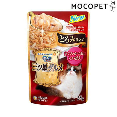 Silver Spoon Unicharm Mitsuboshi Gourmet Wet Cat Food (Maguro Tuna/Bonito)