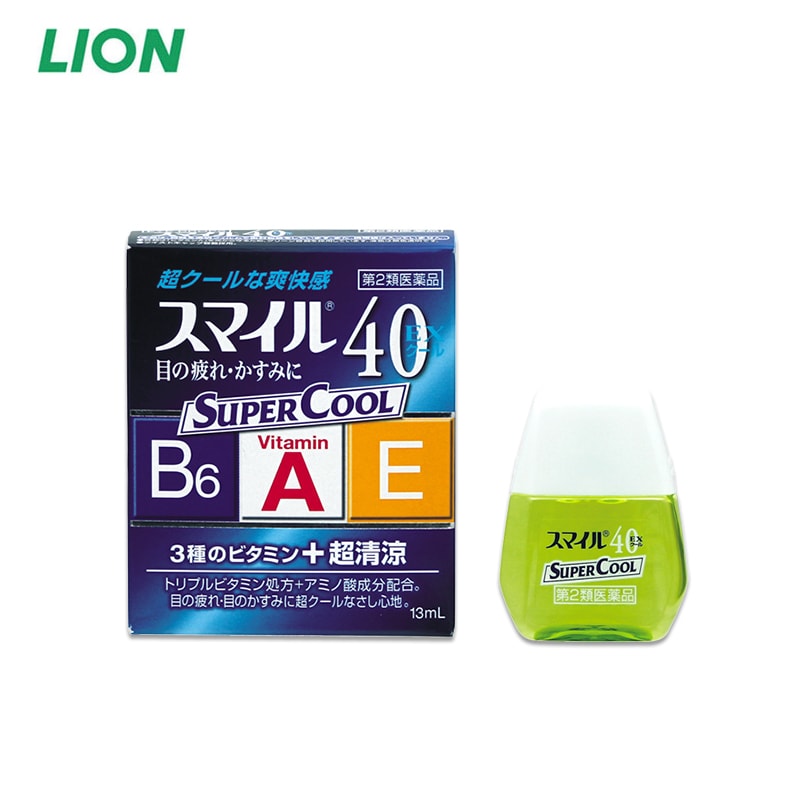LION Smile 40 Ex Gold Cool Max Eye Drops
