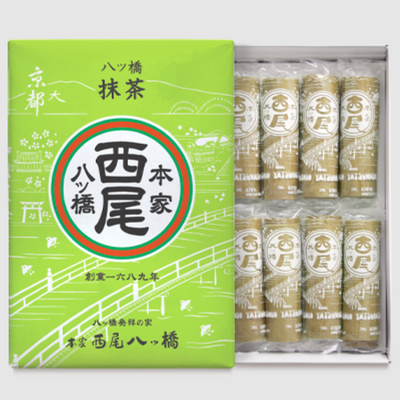 Honke Yatsuhashi Nishio Co., Ltd. Matcha Yatsuhashi Cookies
