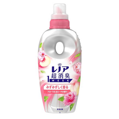 P&G Lenor Super Deodorizing 1-Week Fabric Softener (Juicy Floral & Peach Scent)