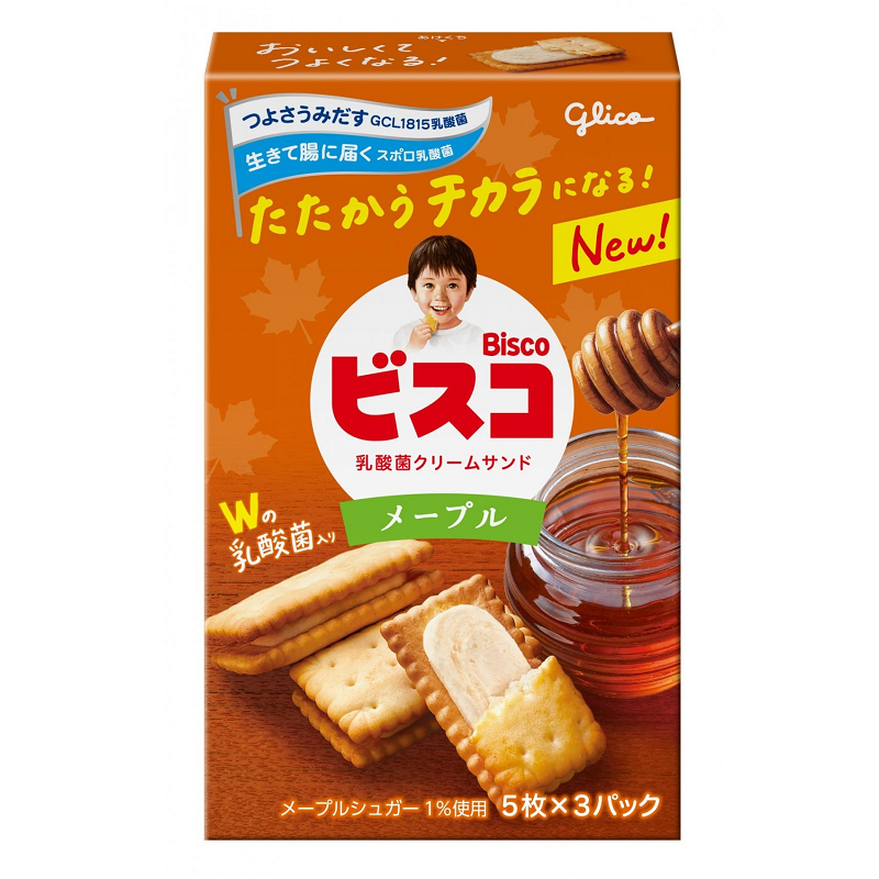 Glico Bisco Cookies (Maple Flavor)