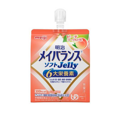 Meiji Mei Balance Soft Jelly (Peach Yogurt Flavor)