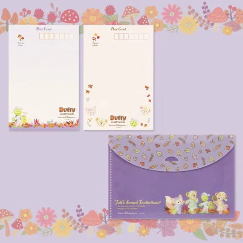 Disney Duffy & Friends Fall's Sound Invitations Postcard & Clear Holder Set