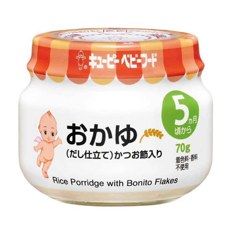 Kewpie Rice Porridge with Bonito Flakes (Ages 5 months and up)