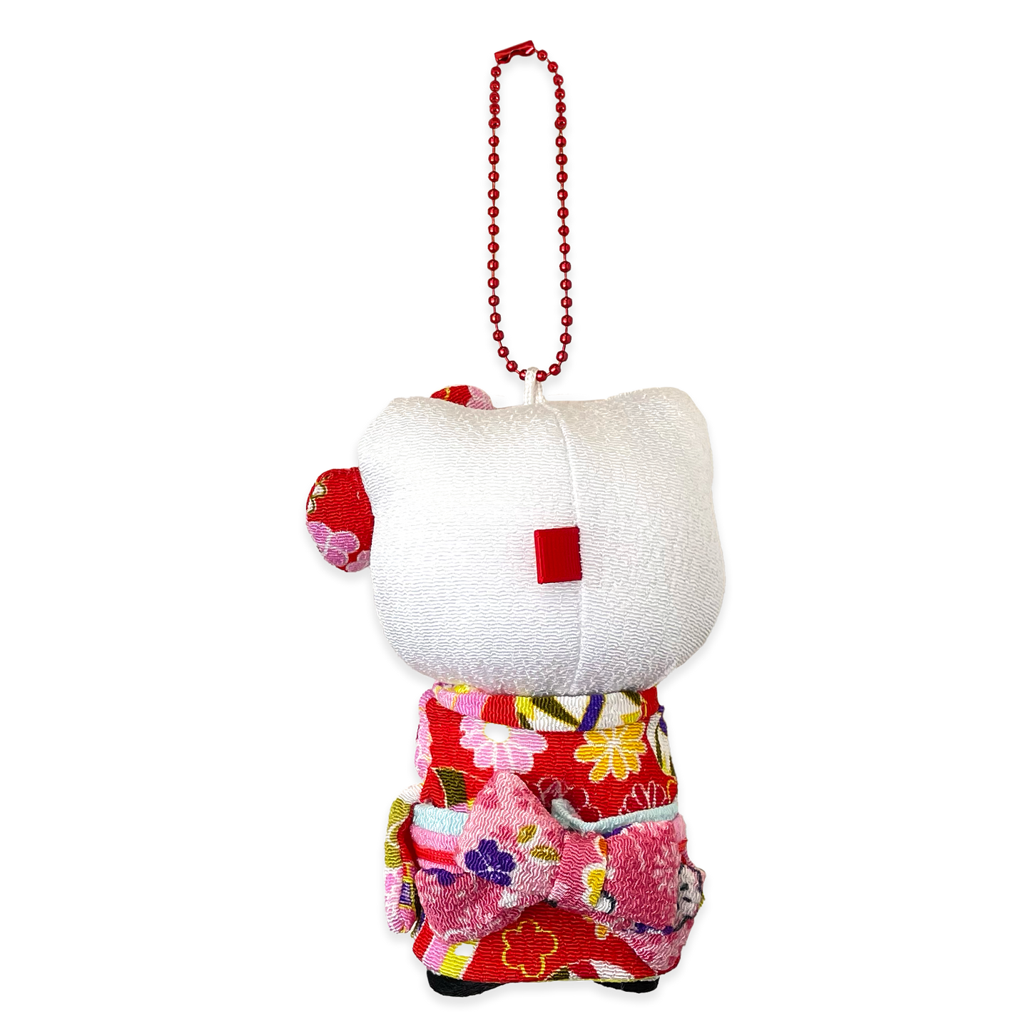 Sanrio Japanese Silk Kimono Hello Kitty Plush Mascot Keychain