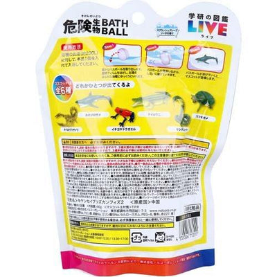 Nol Corporation Gakken Illustrated Encyclopedia Come to Life - Fearsome Creatures Bath Bomb