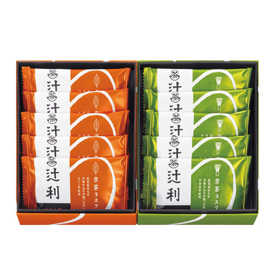 Tsujiri Kyo Cha Matcha & Hojicha Rusk Cookies