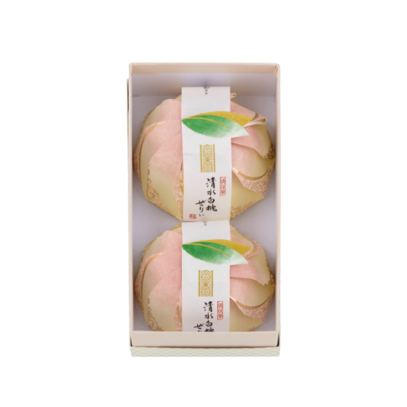 Premium Fruit Jelly with White Peaches