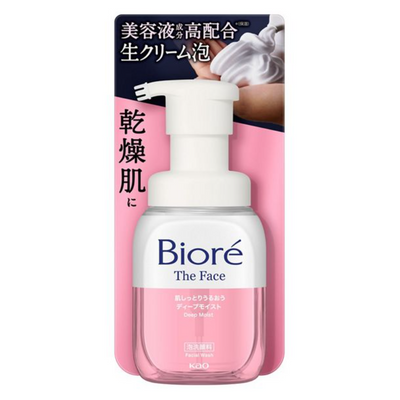 KAO Biore The Face Foaming Cleanser – Deep Moist (200 mL)