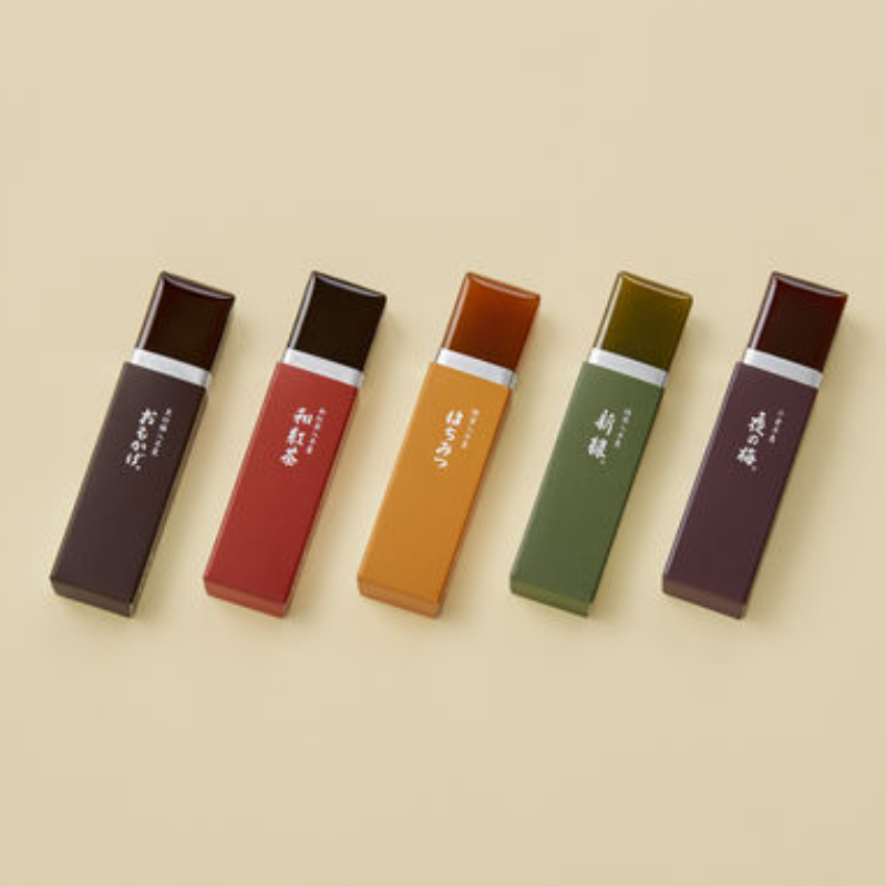 Mitsukoshi Isetan Small Yokan 5-Piece Set with Paper Bag – Japanese Confectionery Gift