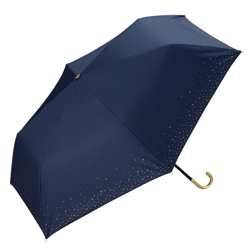Wpc. UV Blocking Mini Navy Foldable Umbrella