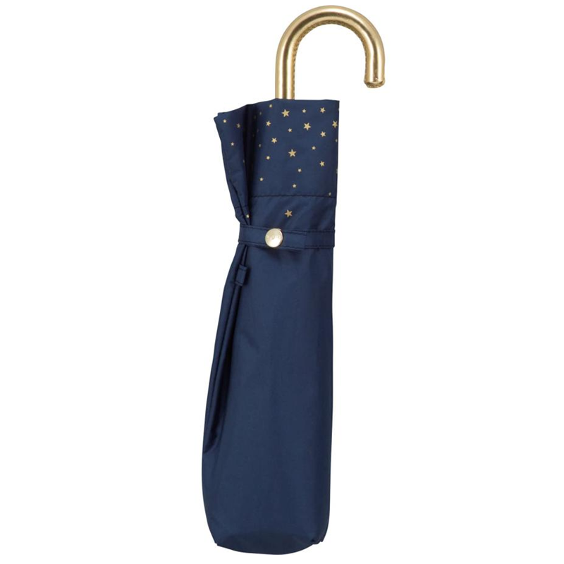 Wpc. UV Blocking Mini Navy Foldable Umbrella
