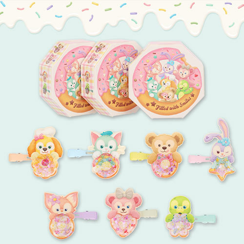 Disney Duffy and Friends Donut Series Hair Clips – 7 Types