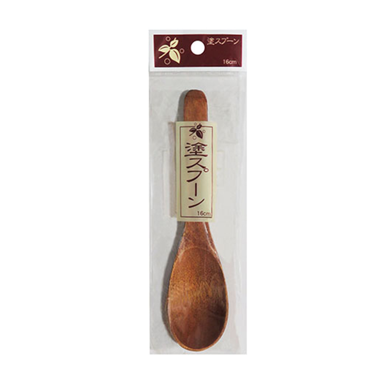 Wooden Lacquered Spoon 16cm 1 piece