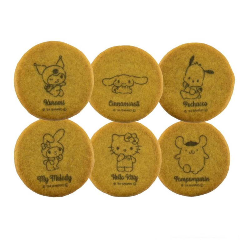 Sanrio Characters Matcha Print Cookies (12 Pieces)