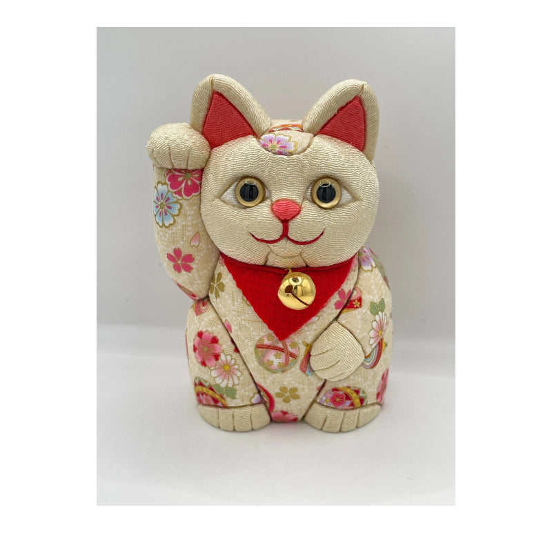 Kameya Japan Tradition - Edo Kimekomi Doll - Maneki Neko