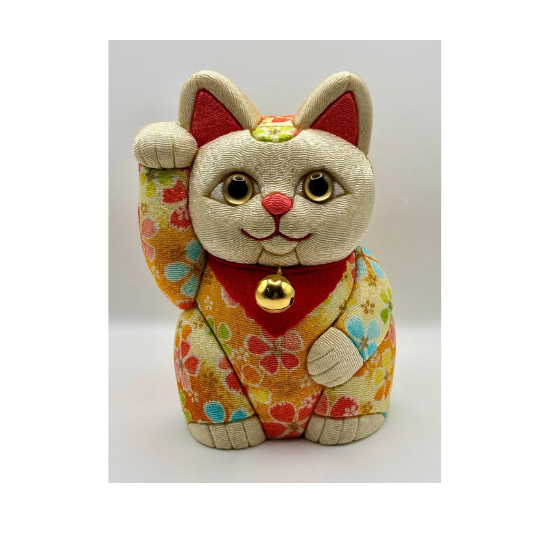 Kameya Japan Tradition - Edo Kimekomi Doll - Maneki Neko