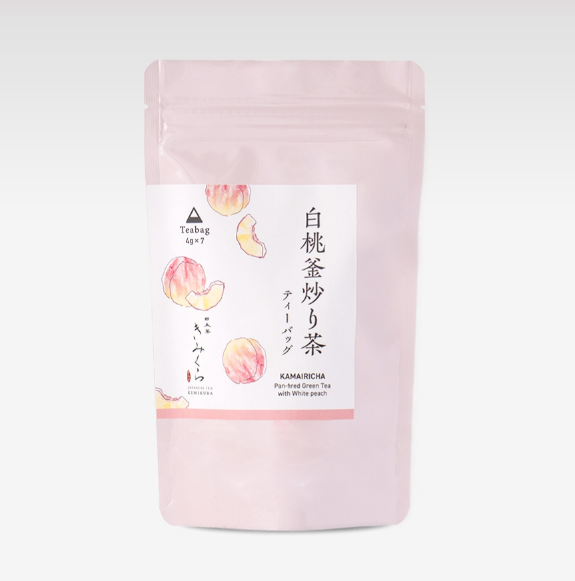 Kimikura White Peach Kamairicha Green Tea