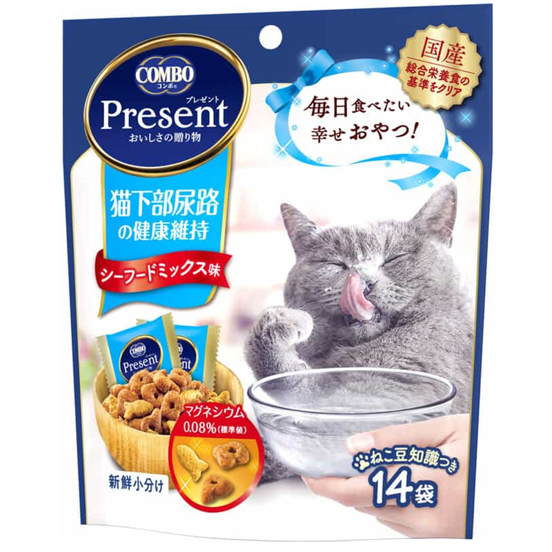 Nippon Pet Food Combo Present Cat Treats – Urinary Tract Health Support 42g (3g × 14 packs)