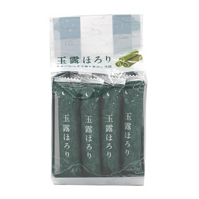 Ochamura Gyokuro Horori Green Tea Flavored Cream Roll Cookies