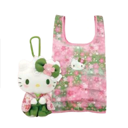 Sanrio Plush Eco Bag Matcha Kimono