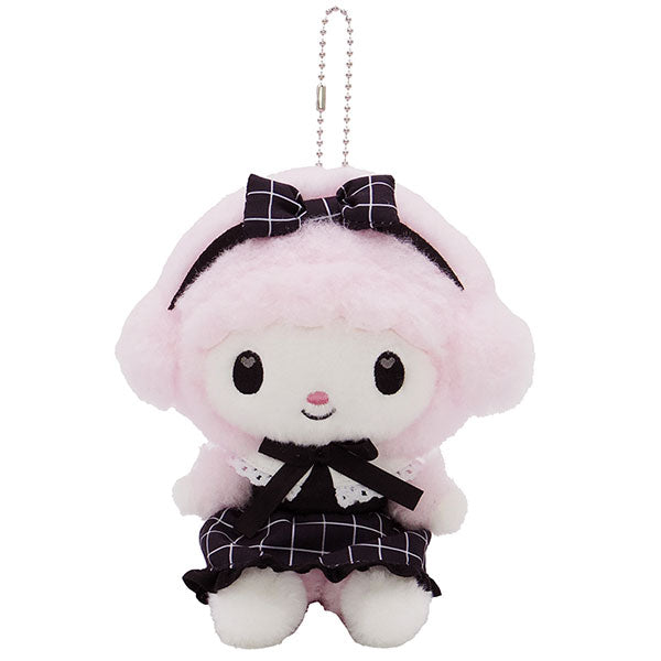 Sanrio Black Graph Plush Keychain