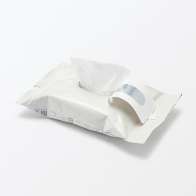 Natural-Origin Cleansing Sheets – 100% Cotton, Large Size