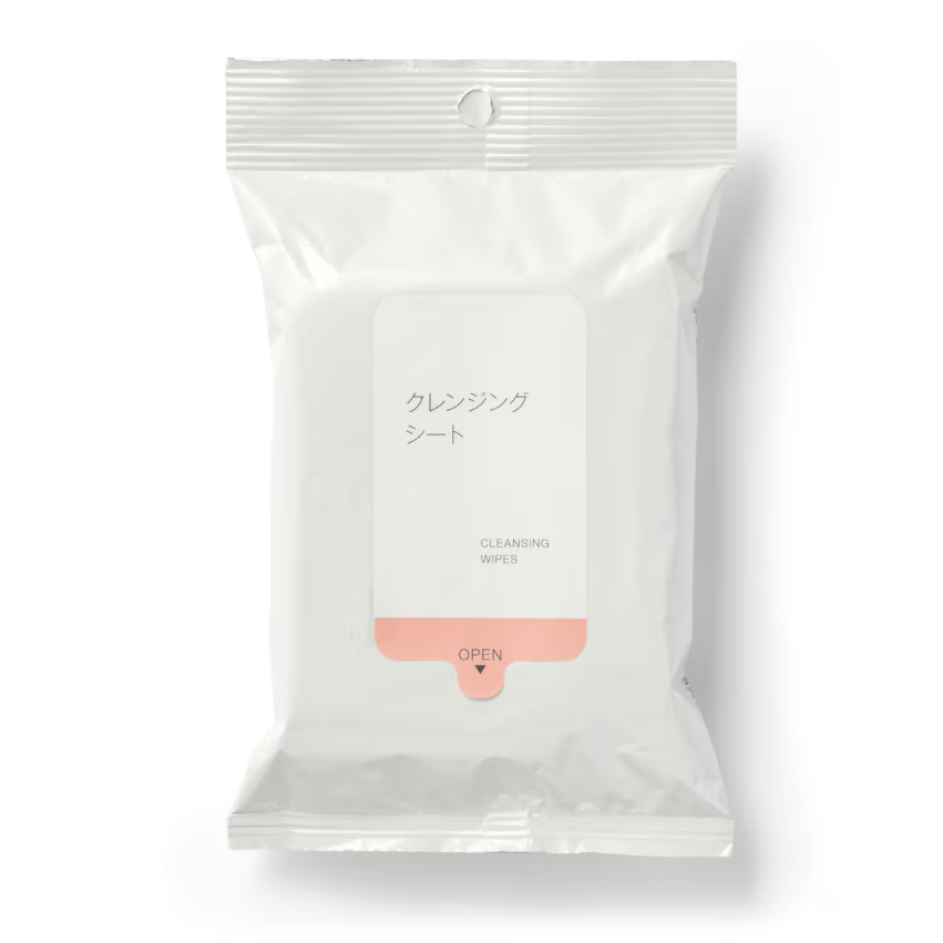 Natural-Origin Cleansing Sheets – 100% Cotton, Large Size