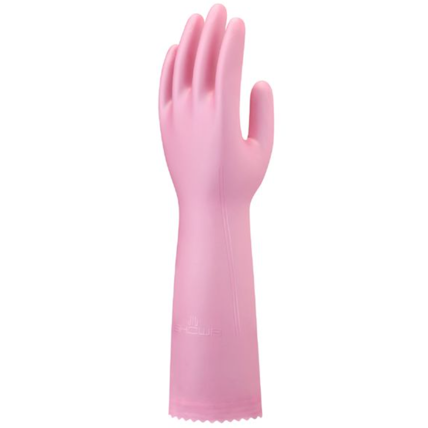 Showa Nice Hand Semi Long Soft Touch Medium Sized Cleaning Gloves