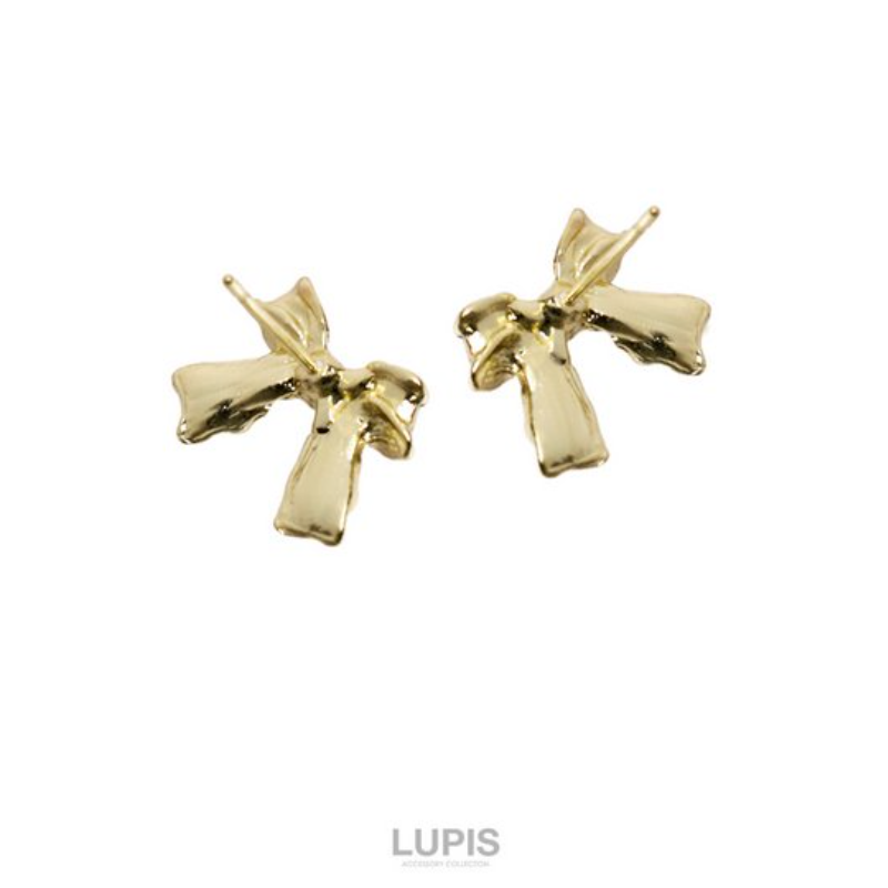 Lupis Monochrome Ribbon Earrings