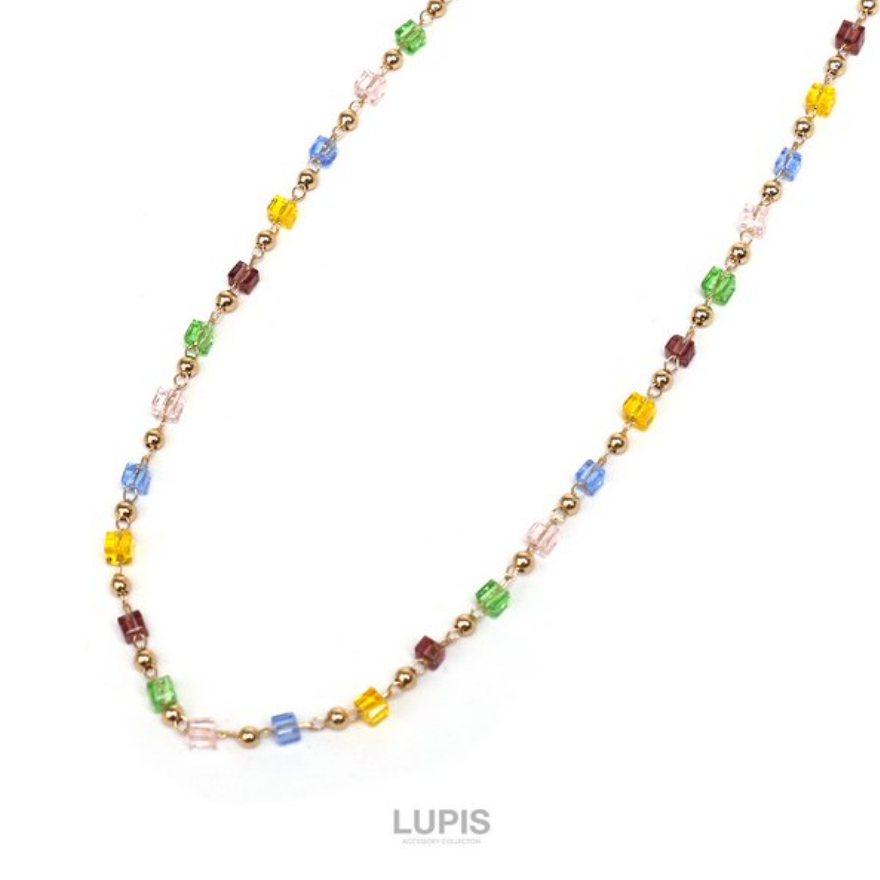 LUPIS Cube Bead Necklace v1916