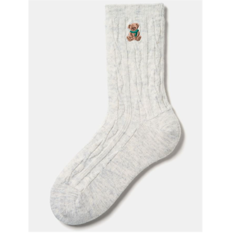 tutuanna Cashmere Bear Pattern Socks