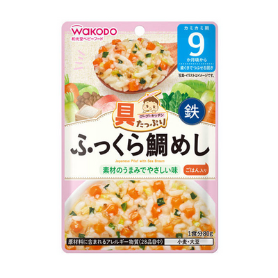 Wakodo GooGoo Kitchen Japanese Pilaf with Sea Bream