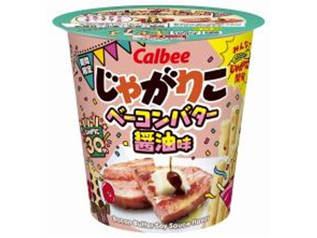 Calbee Jagarico Bacon, Butter and Soy Sauce Flavored Potato Sticks