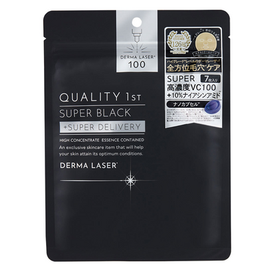 QUALITY 1st Derma Laser Super Black Sheet Mask
