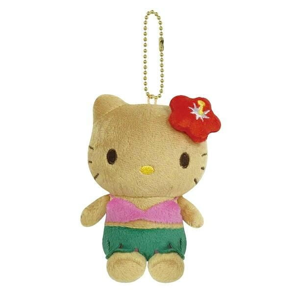 Sanrio Tanned Hello Kitty Seaside Vacation Collection Plush Pendant