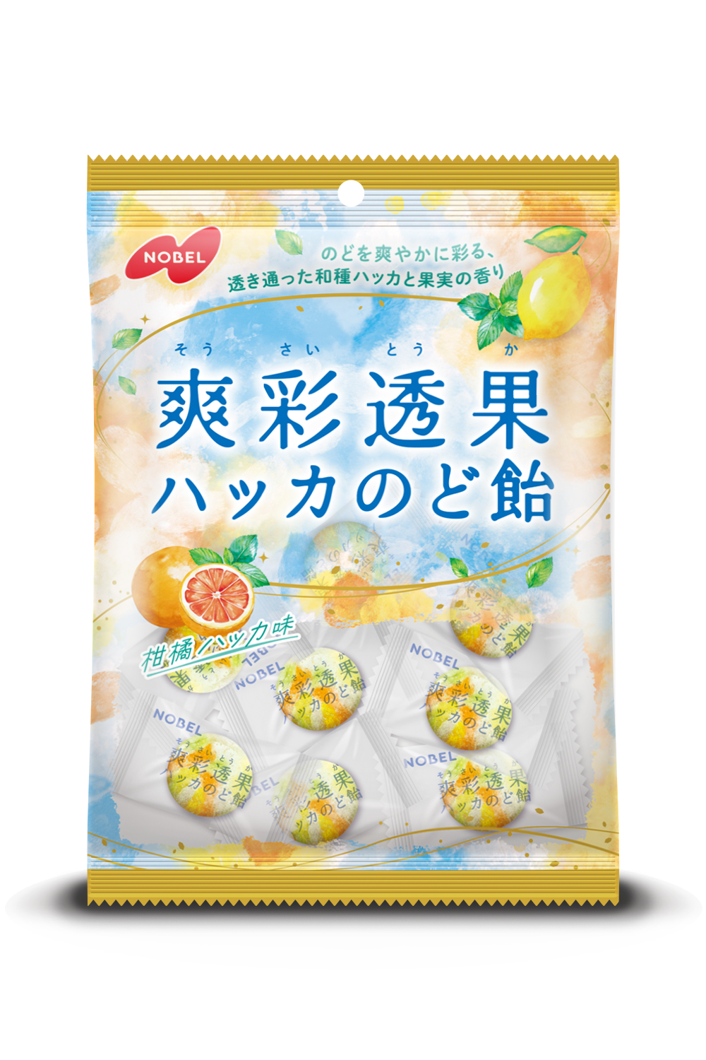NOBEL Sosai Tohka Citrus Mint Lozenge Candy